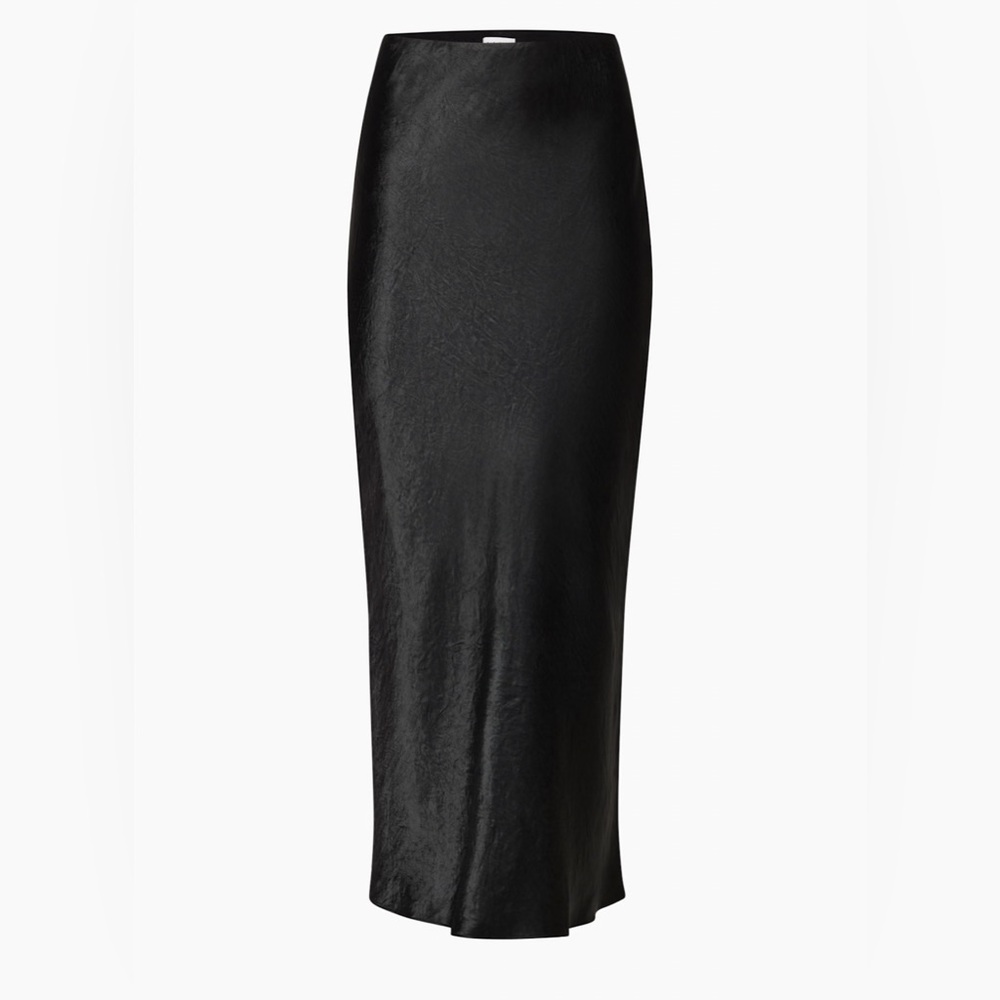 Babaton Slip Satin Maxi Skirt